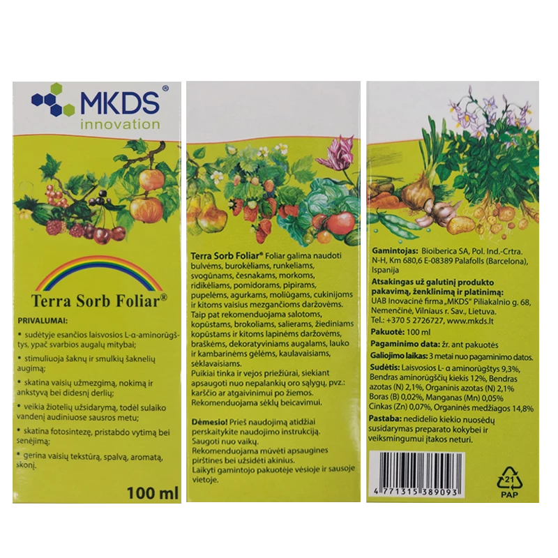 Terra Sorb Foliar amino rūgštys 100 ml - Image 2