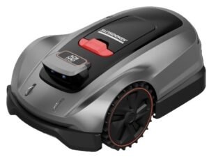 Belaidis vejos robotas Sunseeker X3 – kompaktiškas ir tylus robotas su GPS ir AI navigacija, skirtas mažoms vejoms.
