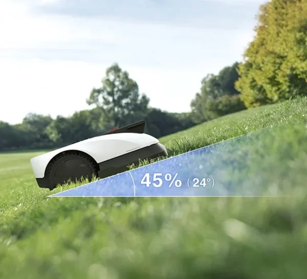 Ecovacs GOAT O800 RTK vejos robotas – išmanus pjovimas su RTK navigacija ir AIVI 3D kliūčių atpažinimu.