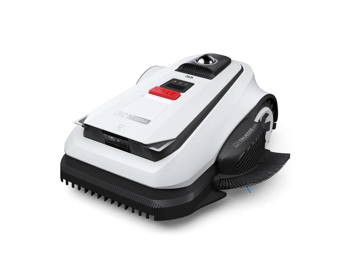 Galingas vejos robotas Ecovacs GOAT A1600 LiDAR PRO dideliame sklype