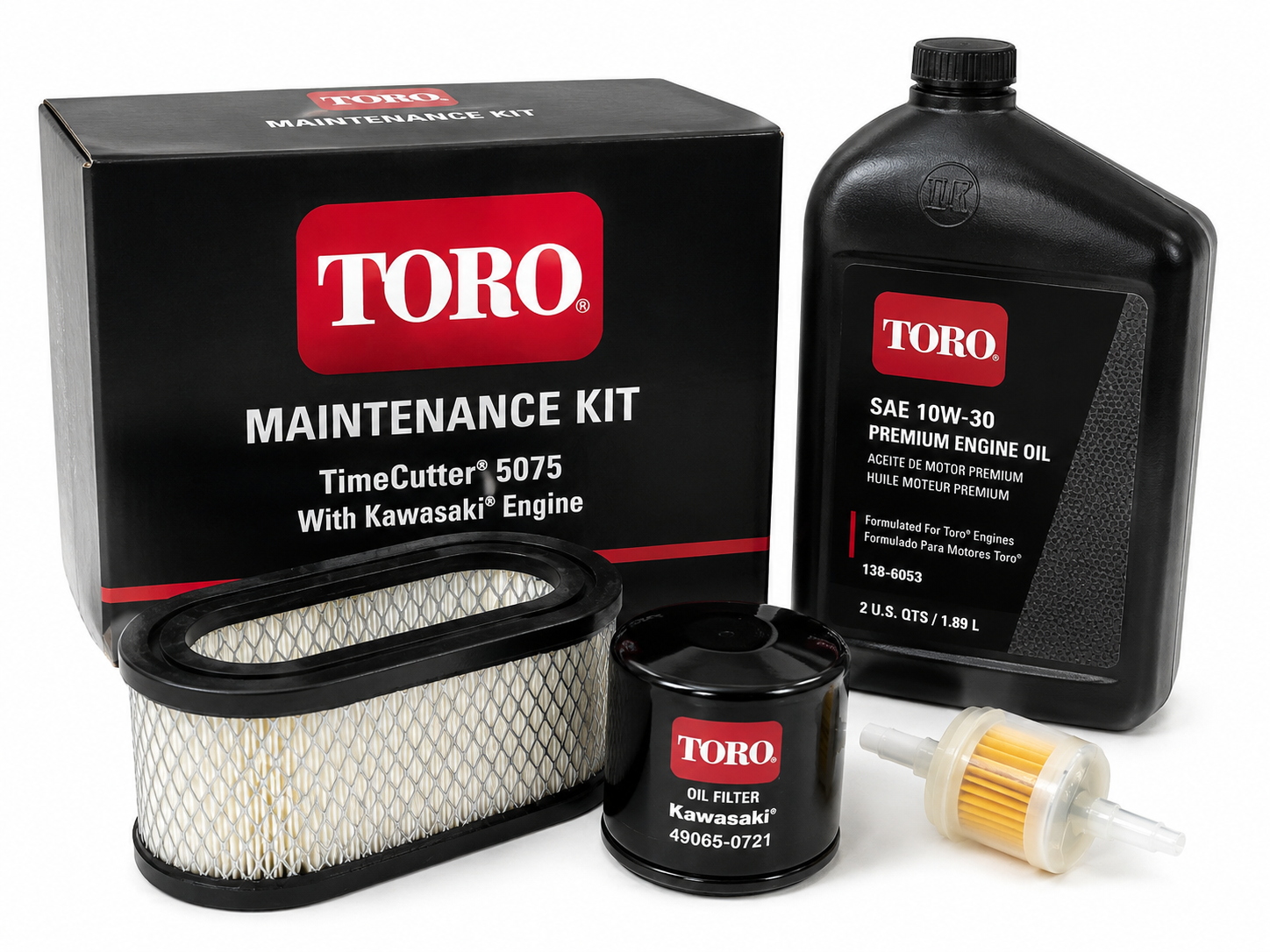TORO Timecutter 5075 traktoriaus Kawasaki variklio priežiūros rinkinys